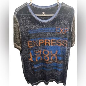 Express Distressed Graphic Tee